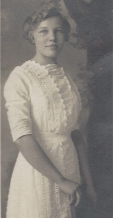 Vintage photo of Mid Wife named Catherine